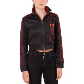 adidas by Alexander Wang AW Crop Track Top W (Schwarz / Rot)