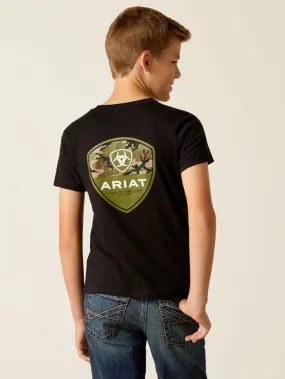 Ariat 10051743 Kids Camo Corps T-Shirt Black