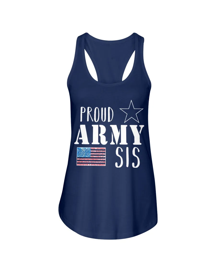 Army Sister Small Flag T-shirts