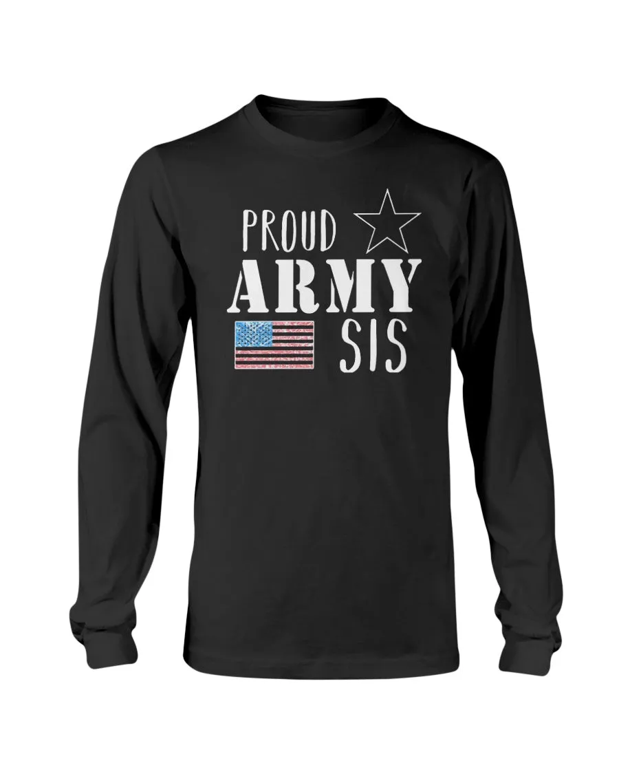 Army Sister Small Flag T-shirts