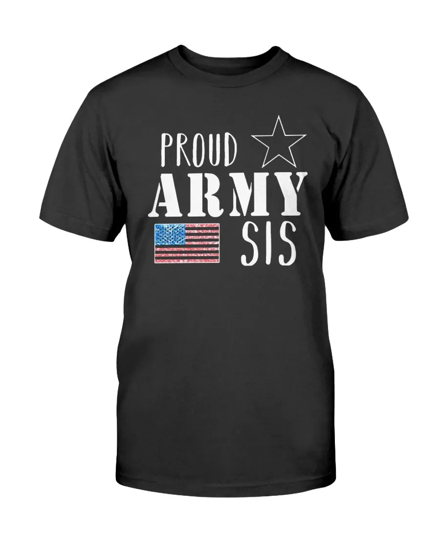 Army Sister Small Flag T-shirts