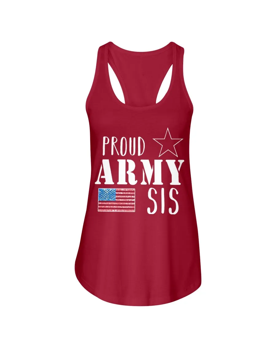 Army Sister Small Flag T-shirts