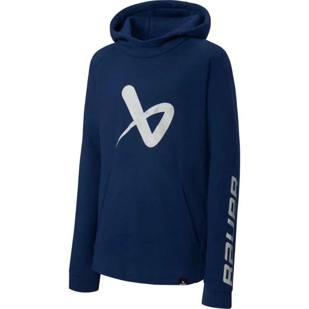 BAUER CORE YOUTH NAVY PULLOVER HOODIE