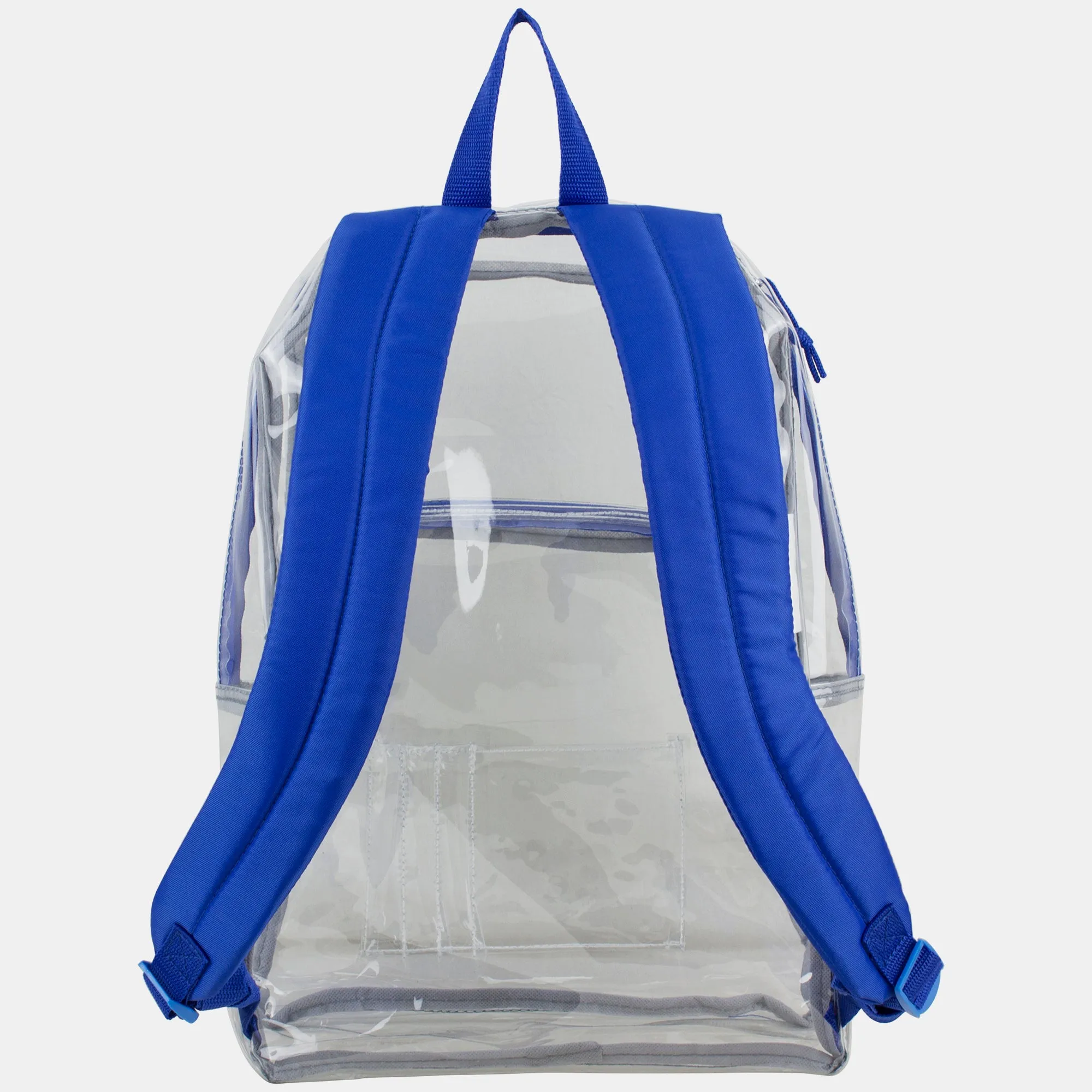 Clear Dome Backpack with Colorful Adjustable Padded Straps