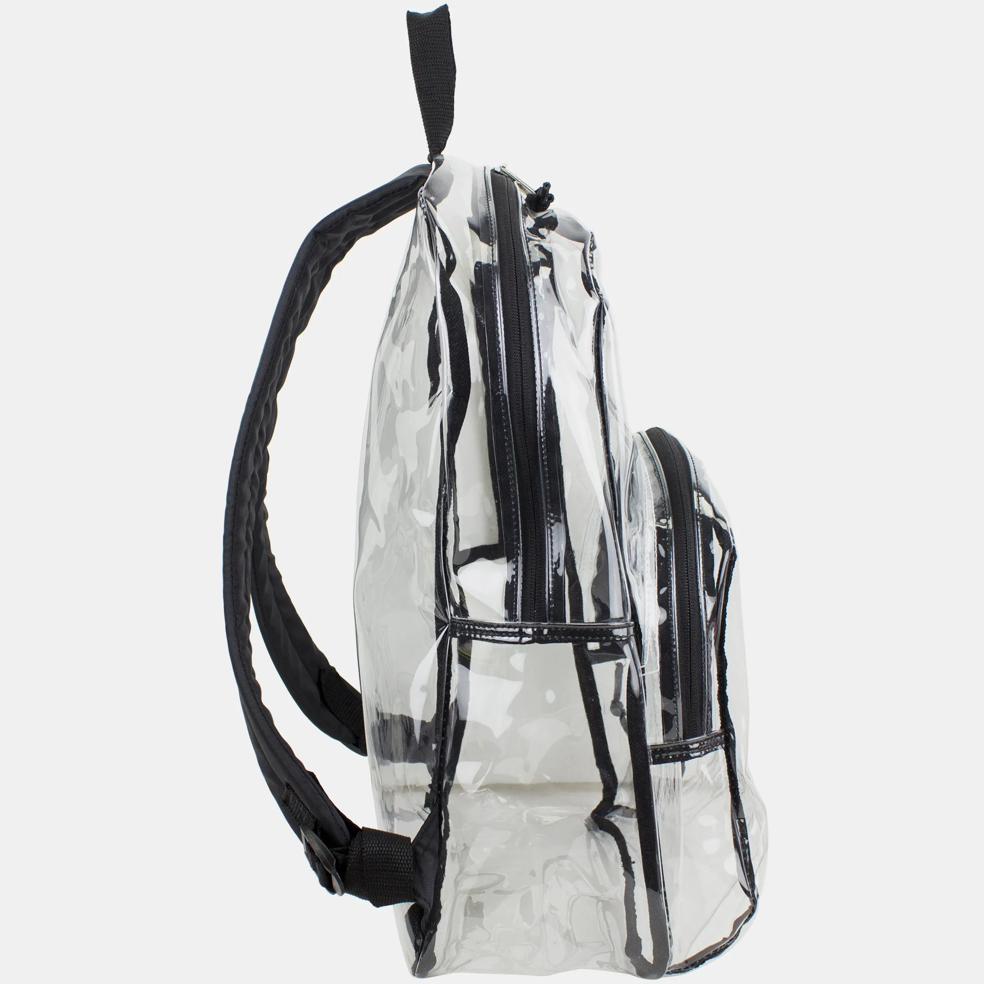 Clear Dome Backpack with Colorful Adjustable Padded Straps