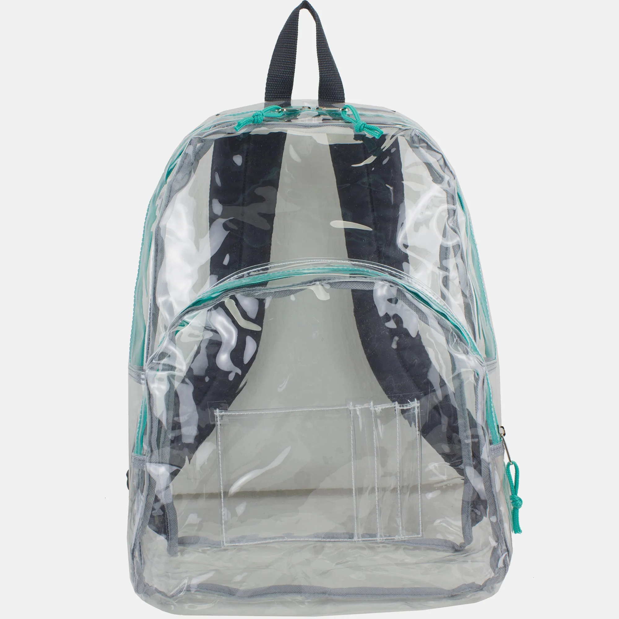 Clear Dome Backpack with Colorful Adjustable Padded Straps