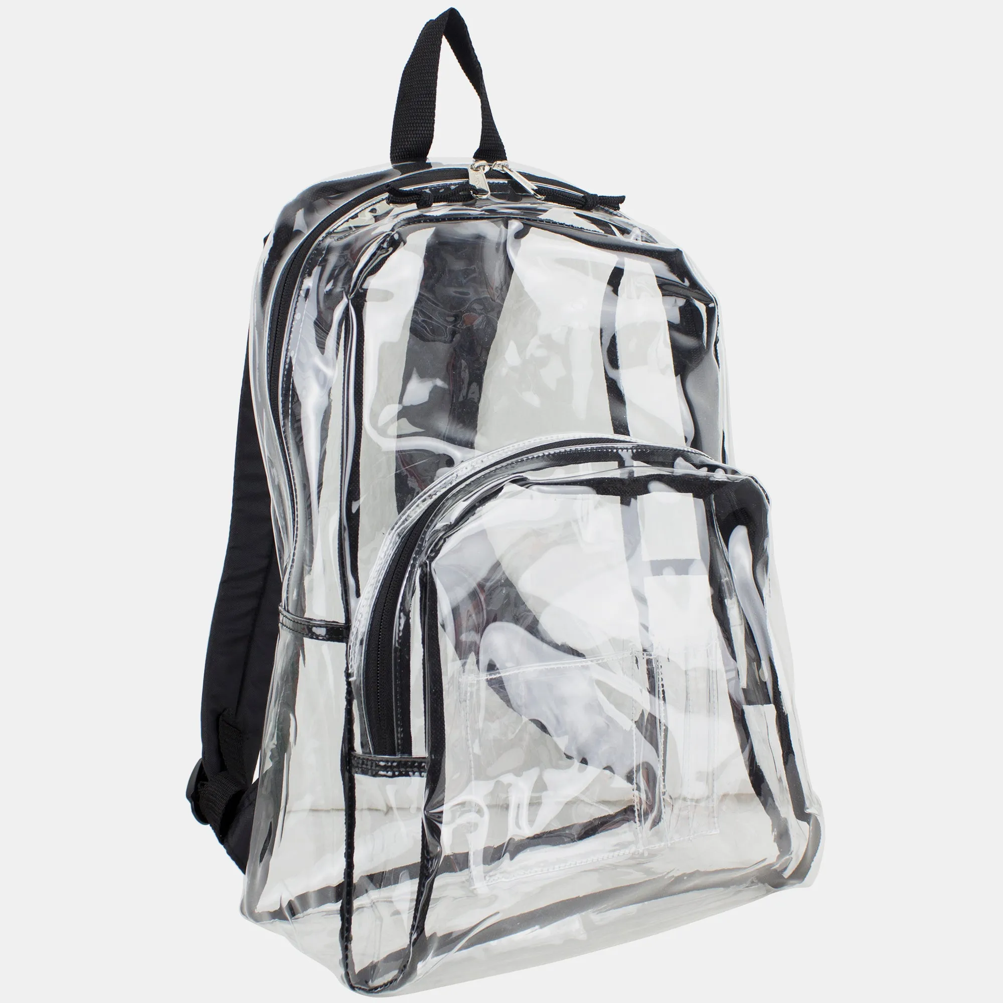 Clear Dome Backpack with Colorful Adjustable Padded Straps