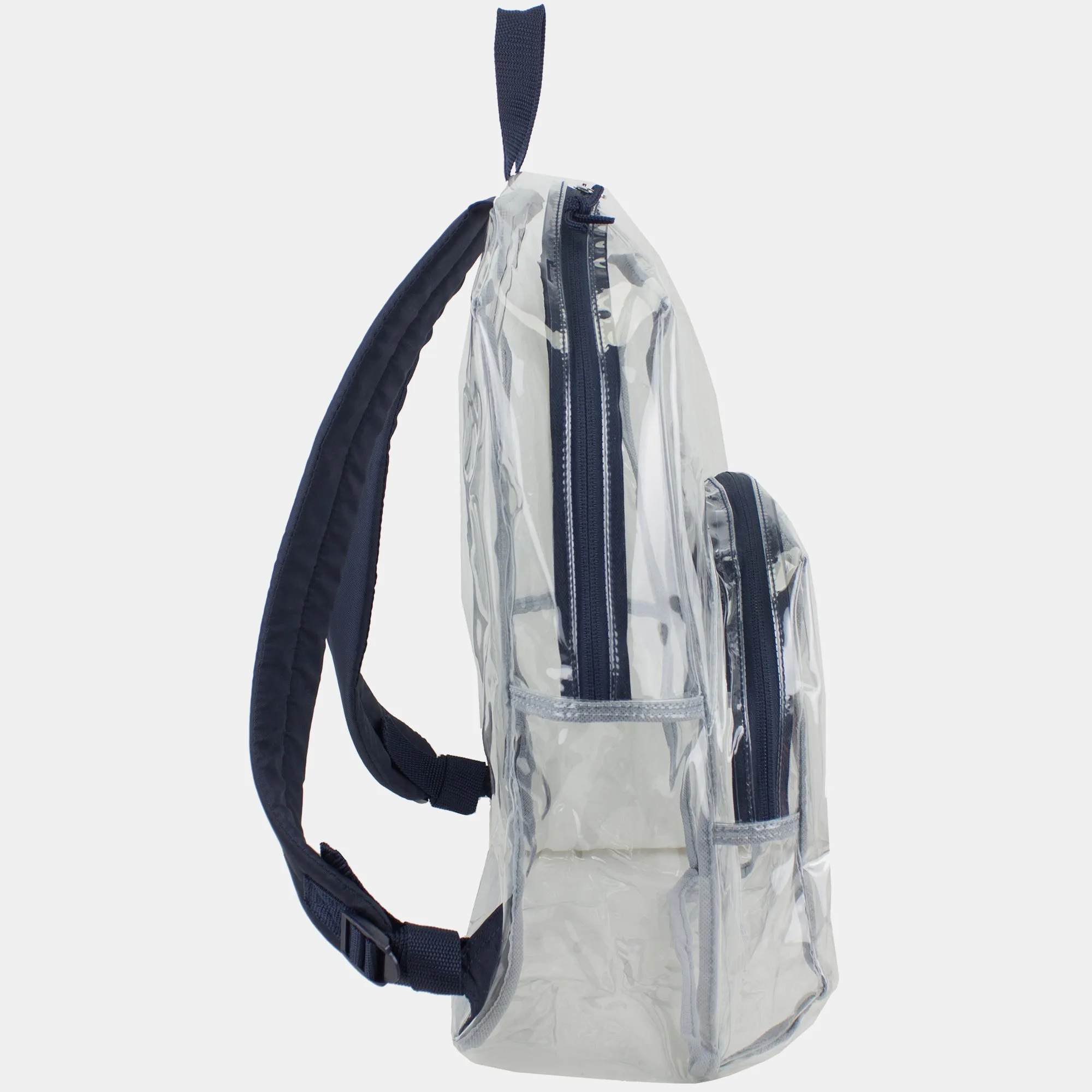 Clear Dome Backpack with Colorful Adjustable Padded Straps