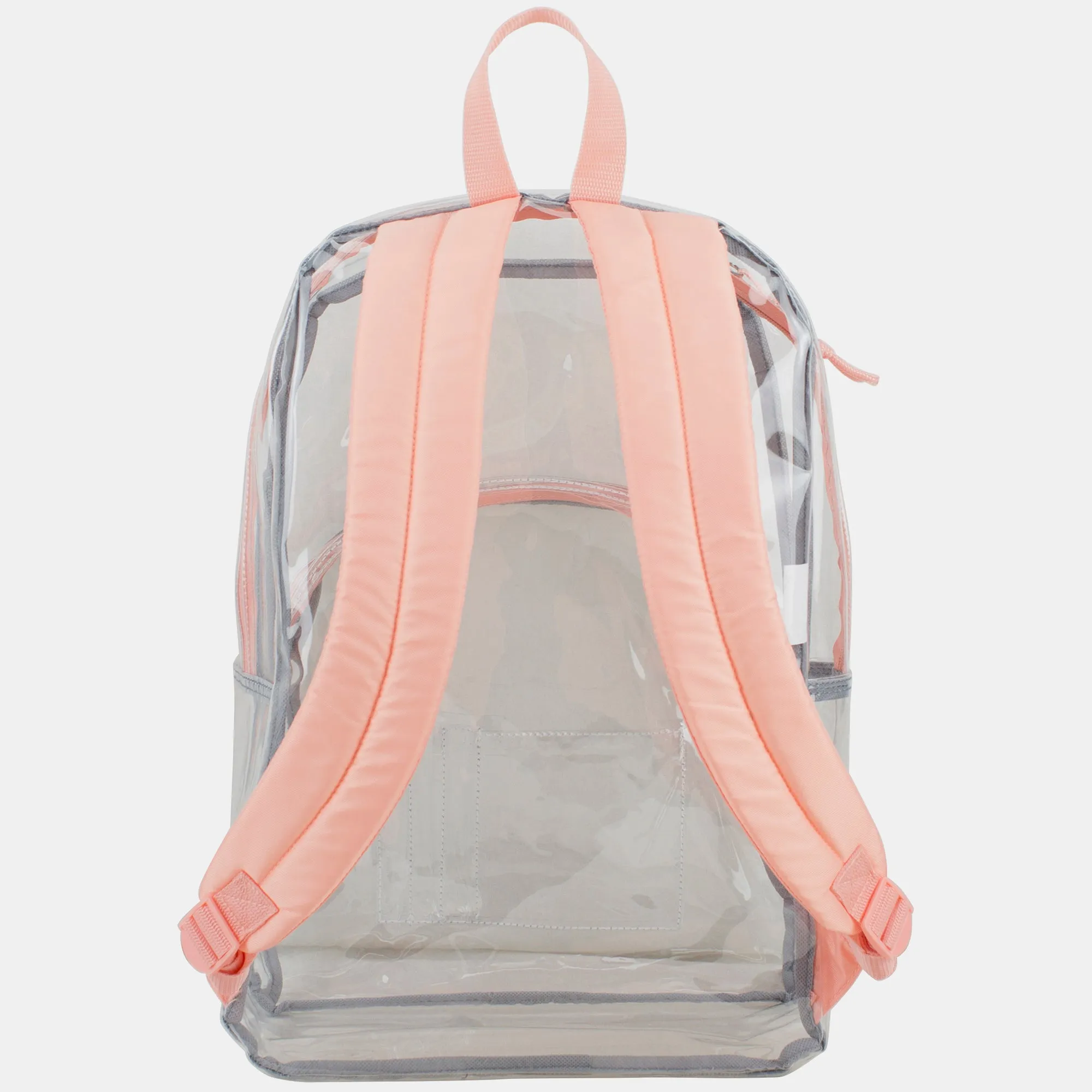 Clear Dome Backpack with Colorful Adjustable Padded Straps