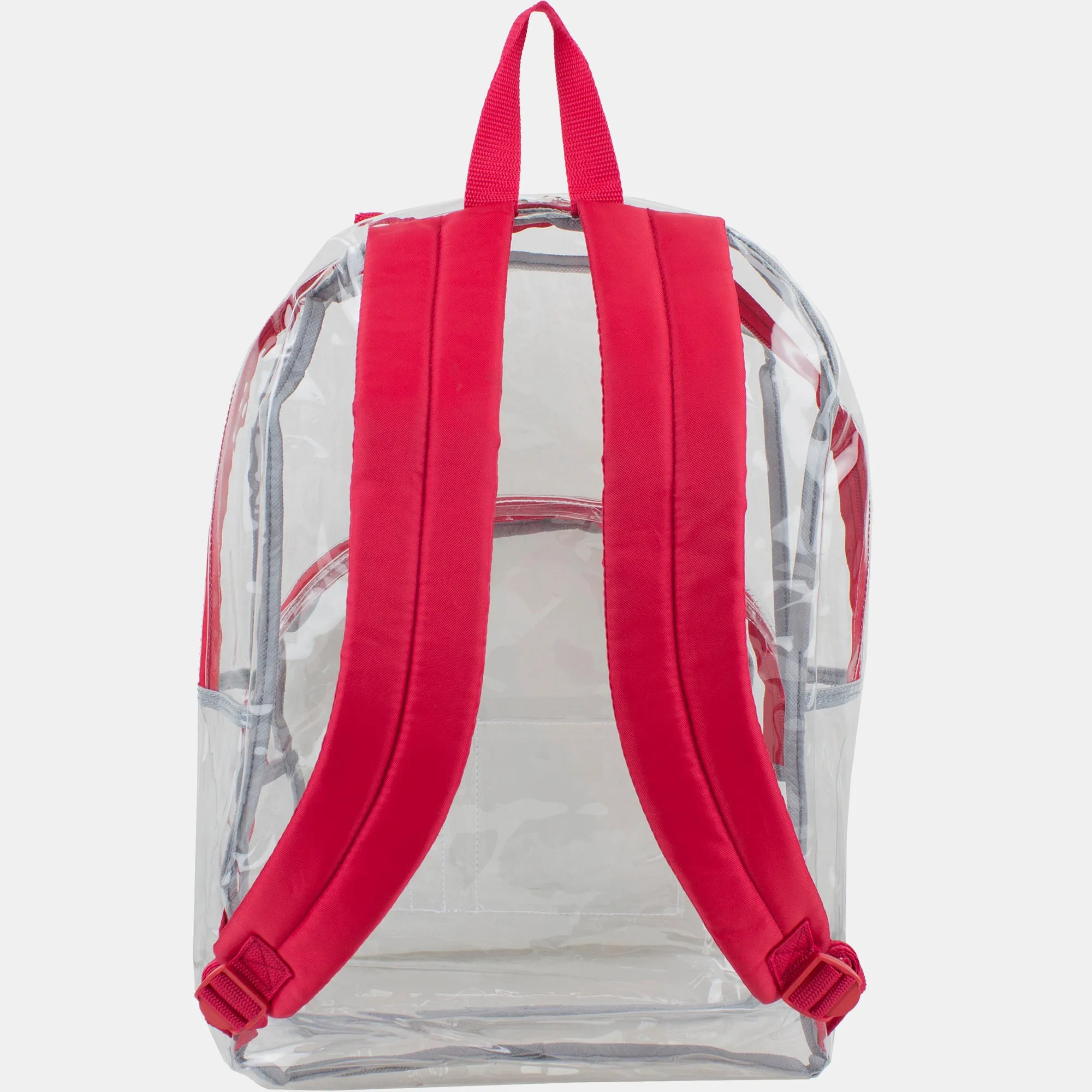 Clear Dome Backpack with Colorful Adjustable Padded Straps