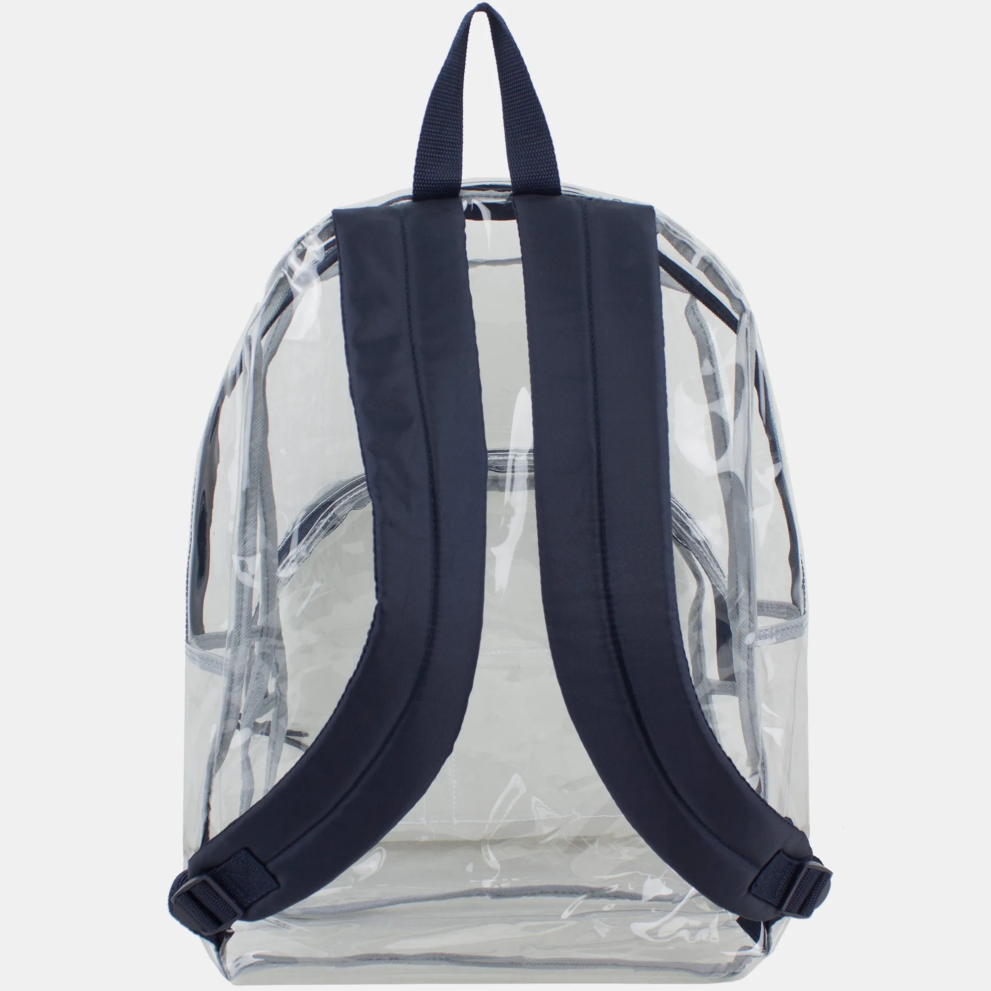 Clear Dome Backpack with Colorful Adjustable Padded Straps