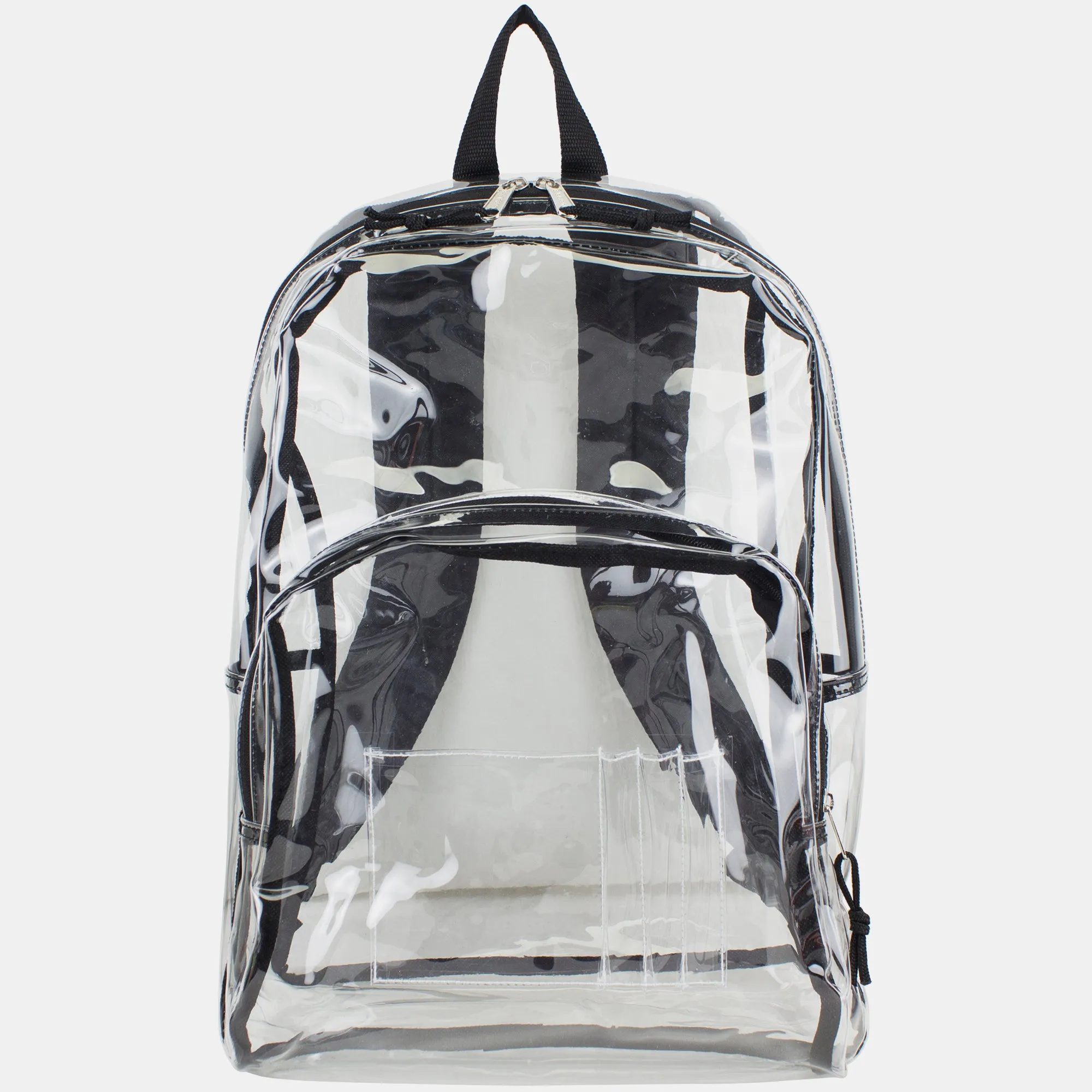 Clear Dome Backpack with Colorful Adjustable Padded Straps