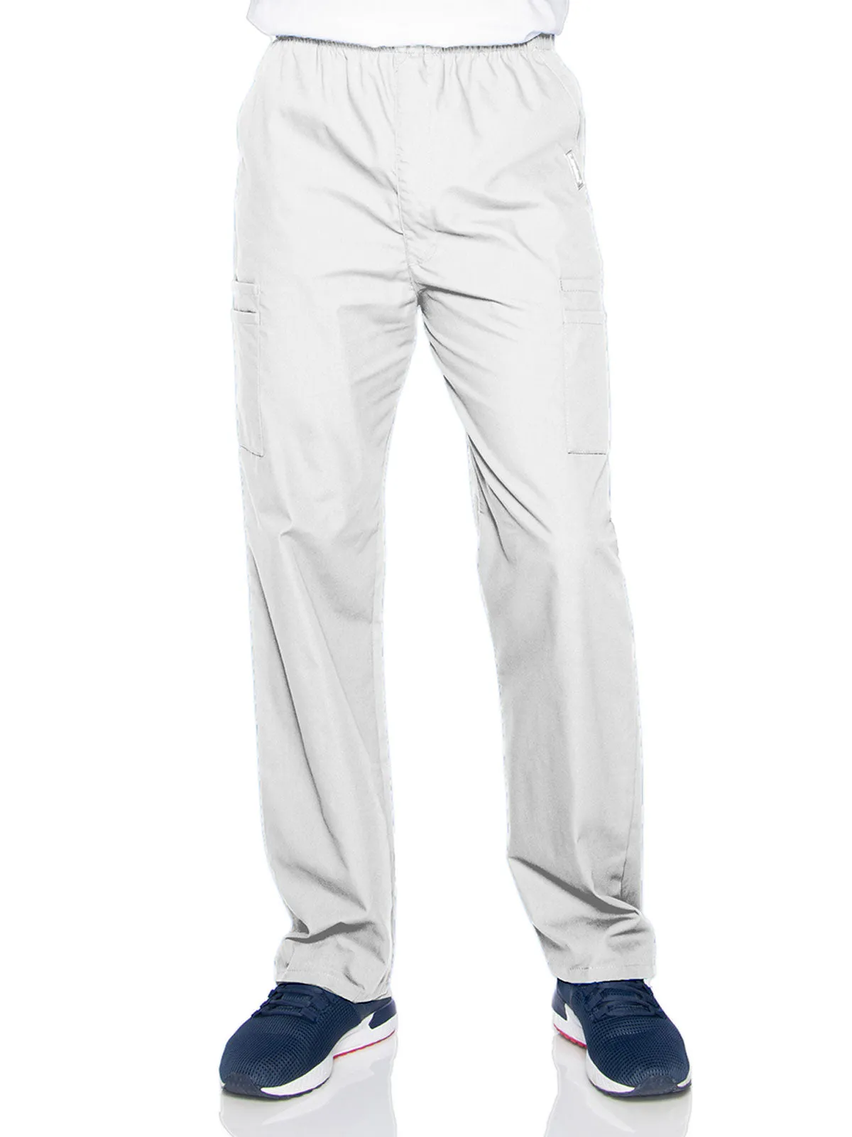 Essentials - Men's Straight-Leg Cargo Scrub Pants