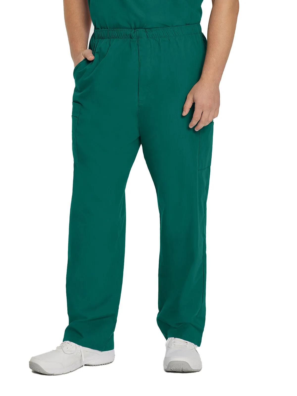 Essentials - Men's Straight-Leg Cargo Scrub Pants