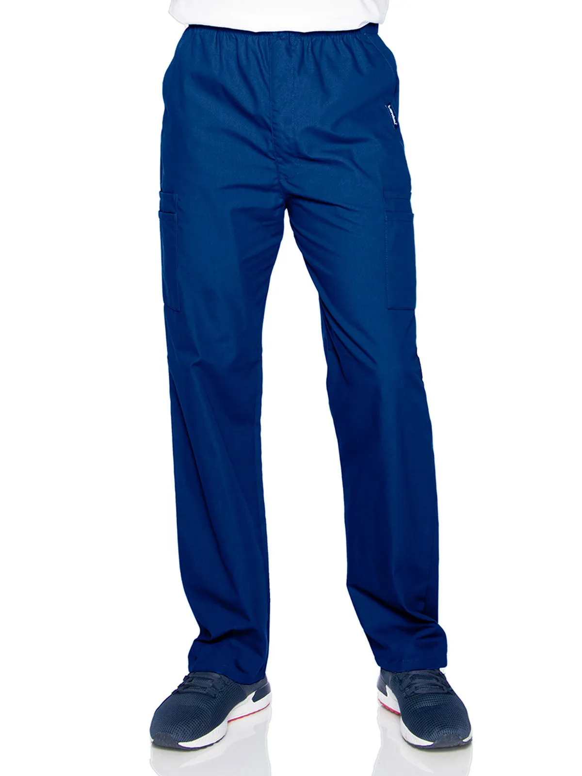 Essentials - Men's Straight-Leg Cargo Scrub Pants