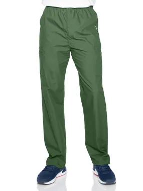 Essentials - Men's Straight-Leg Cargo Scrub Pants