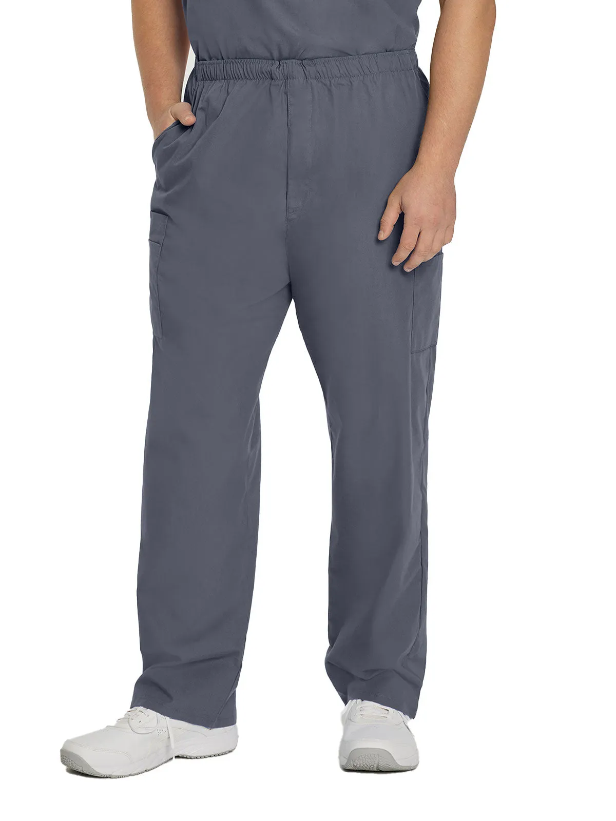 Essentials - Men's Straight-Leg Cargo Scrub Pants