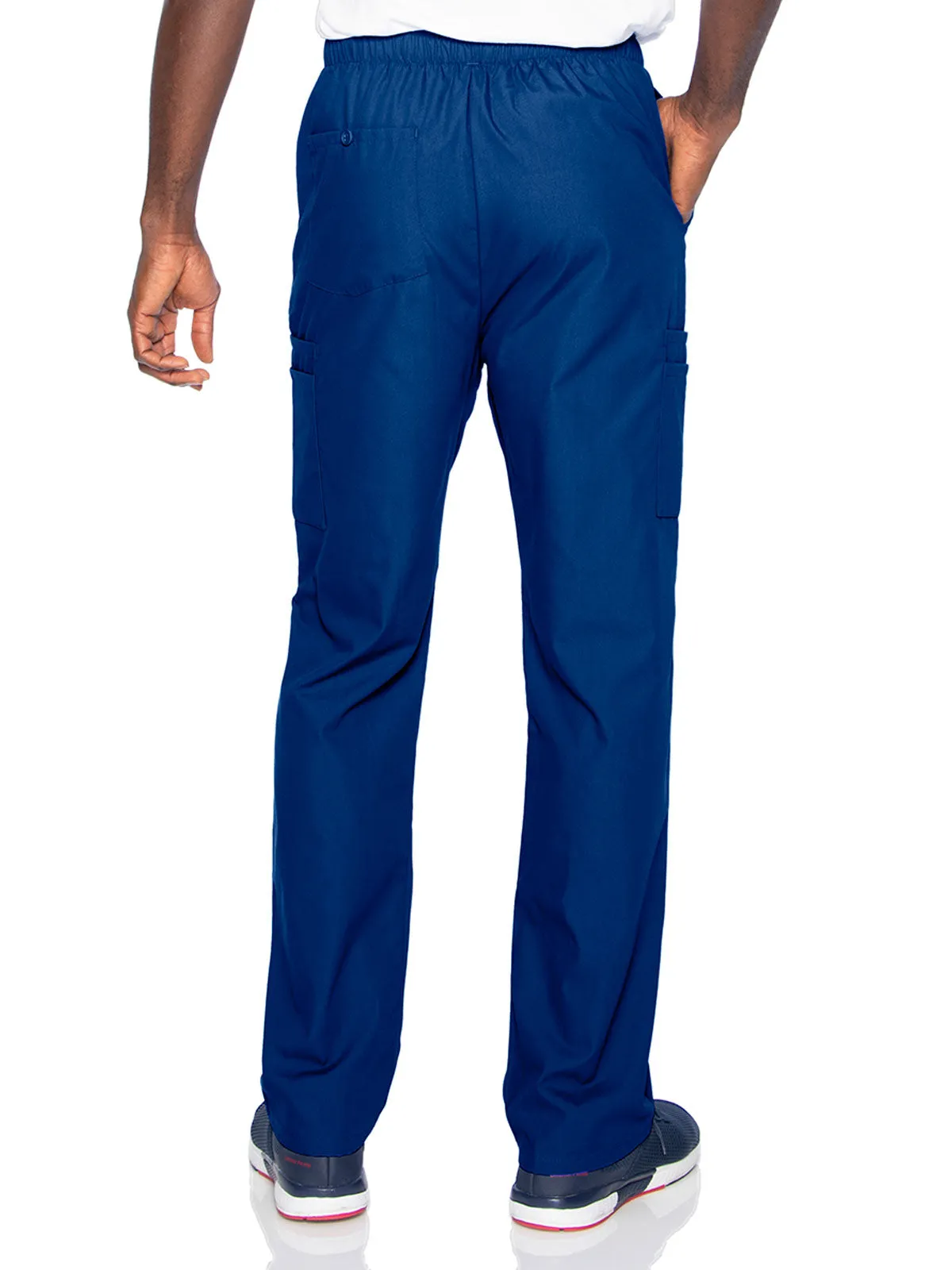 Essentials - Men's Straight-Leg Cargo Scrub Pants