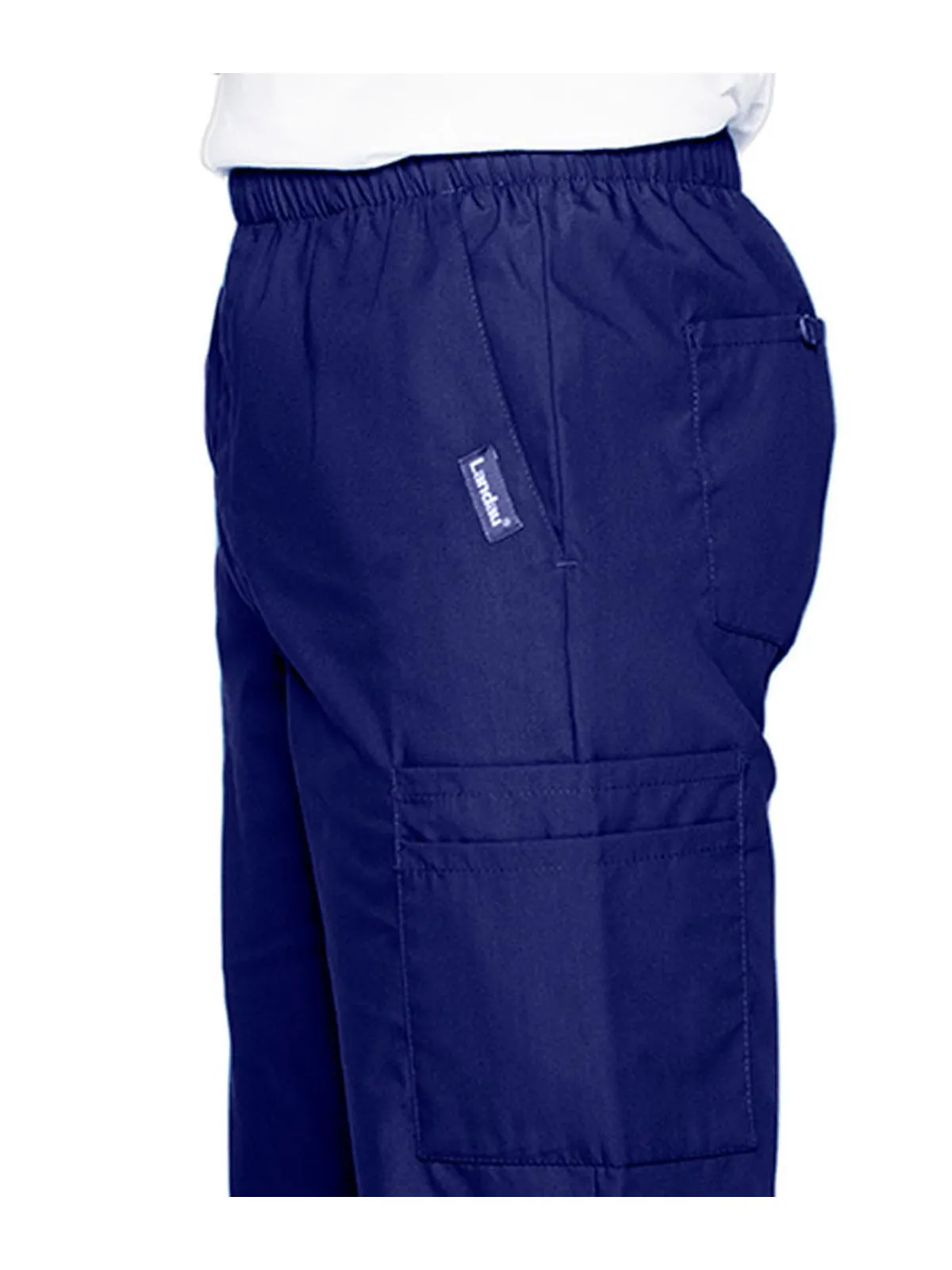 Essentials - Men's Straight-Leg Cargo Scrub Pants