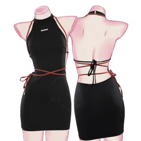 Kill Shibari Crossed Out Dress